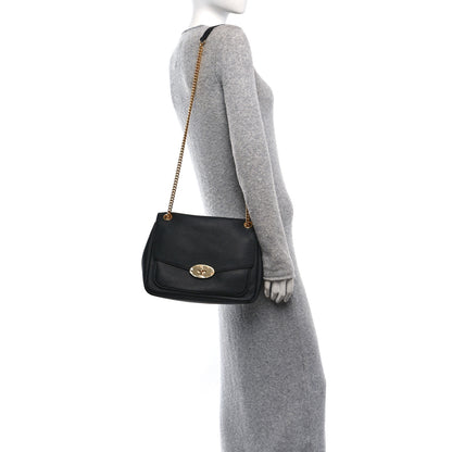 Mulberry Heavy Grained Calfskin Darley Satchel Black 2 of 9