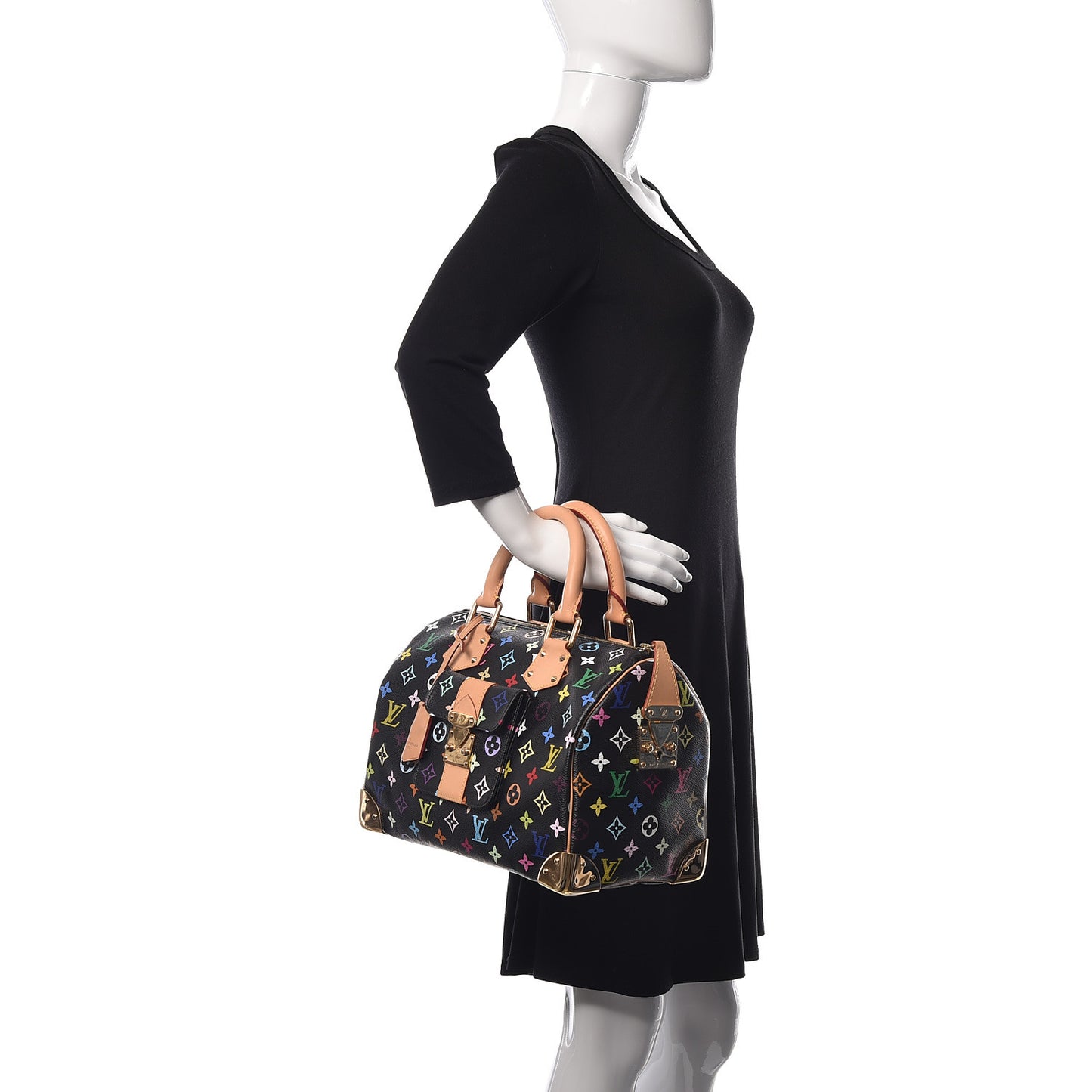 Monogram Multicolor Speedy 30 Black