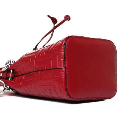 Fendi Vitello Liberty F is Fendi FF 1974 Embossed Mini Mon Tresor Bucket Bag Fragola 10 of 13