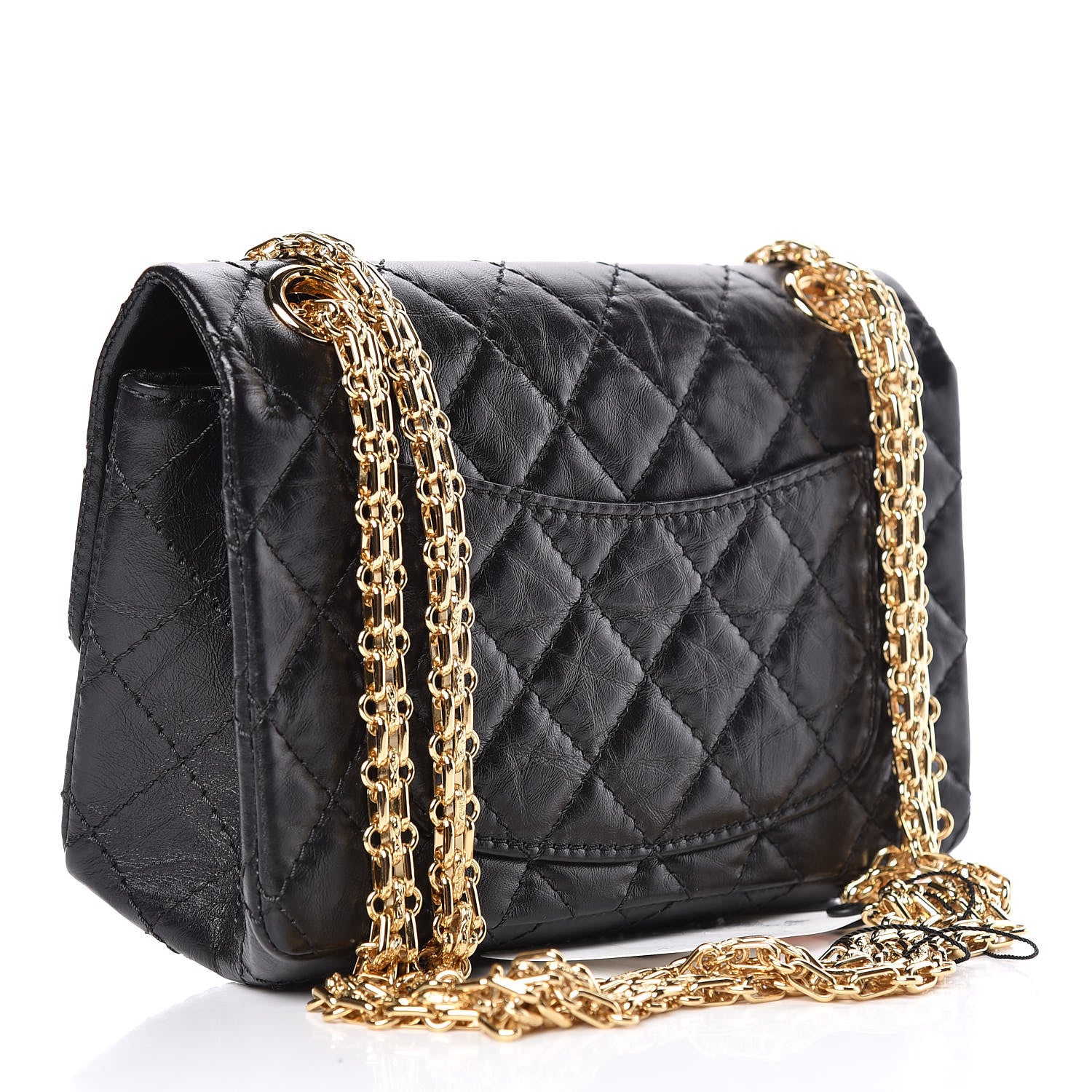 Chanel Aged Calfskin Quilted 2.55 Reissue Mini Flap Black 3 of 11