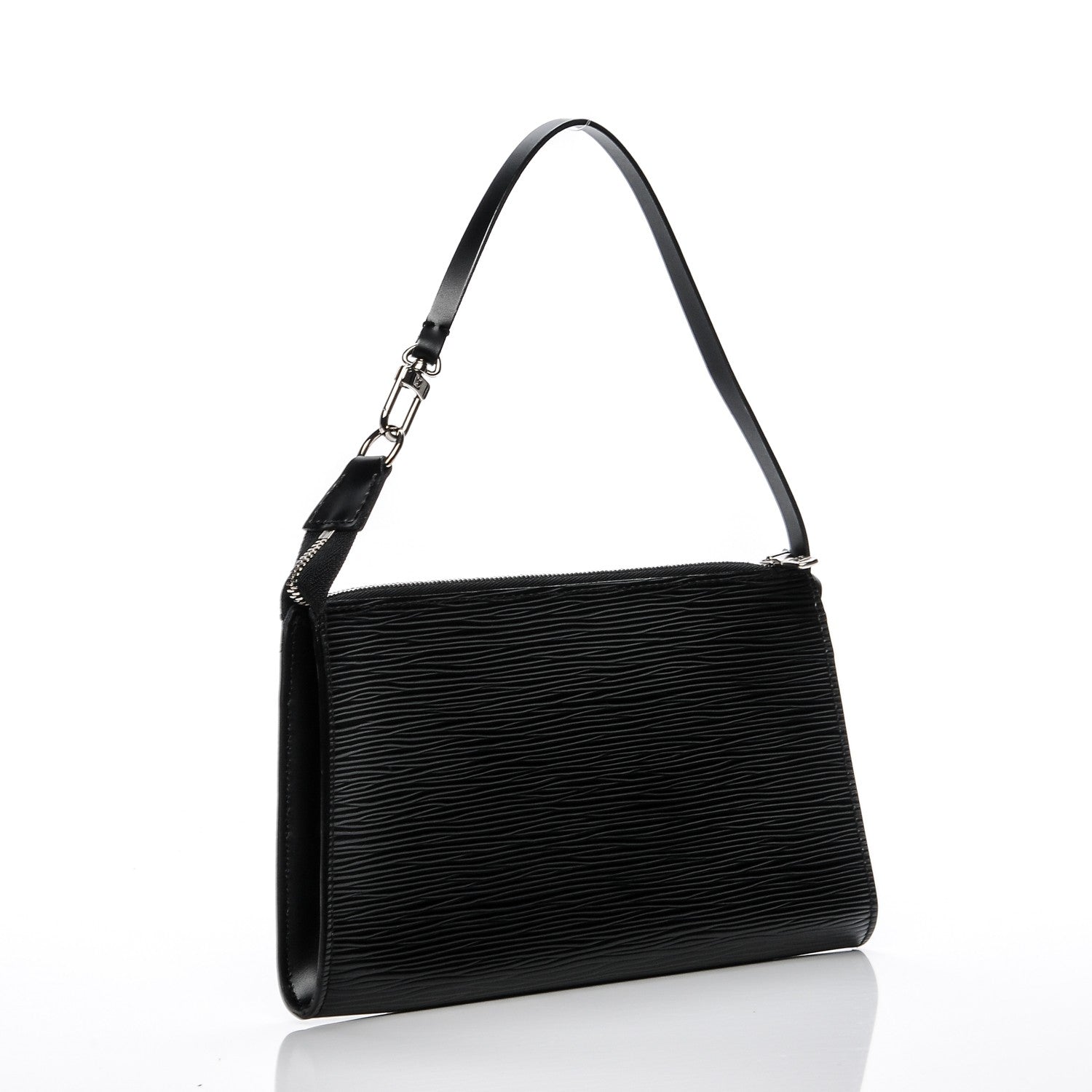 Louis Vuitton Epi Pochette Accessories 24 Black 3 of 6