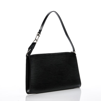 Louis Vuitton Epi Pochette Accessories 24 Black 3 of 6
