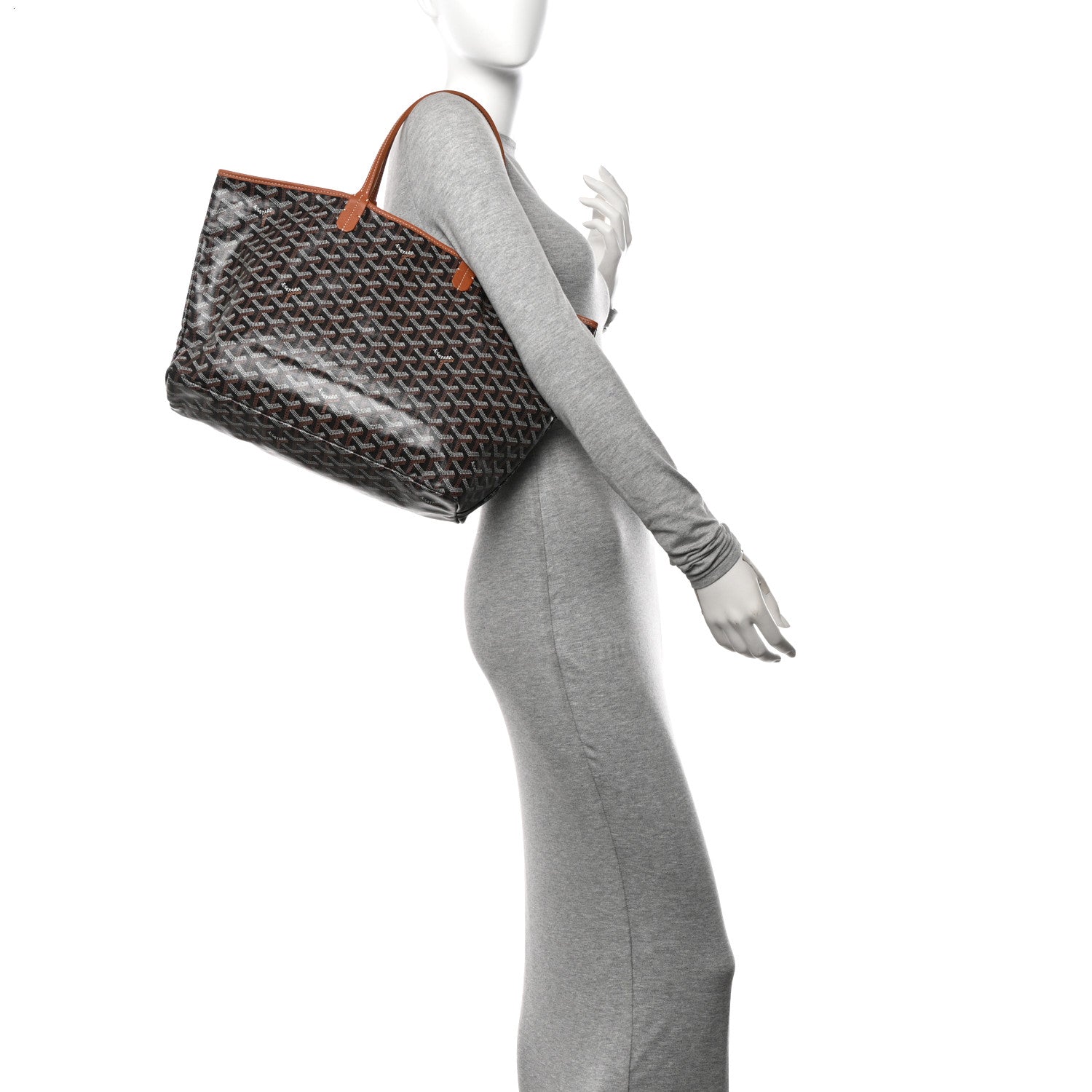 Goyard Goyardine Saint Louis PM Black Gold 2 of 11