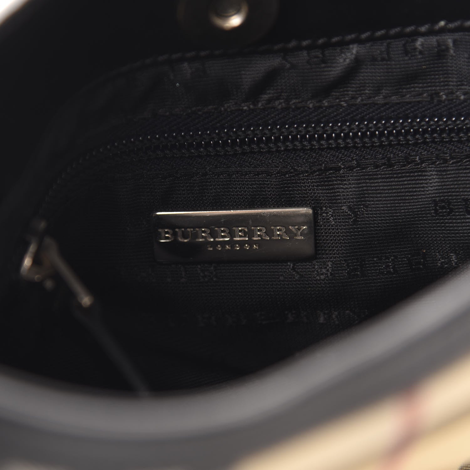 Burberry House Check Shoulder Bag Black 8 of 12
