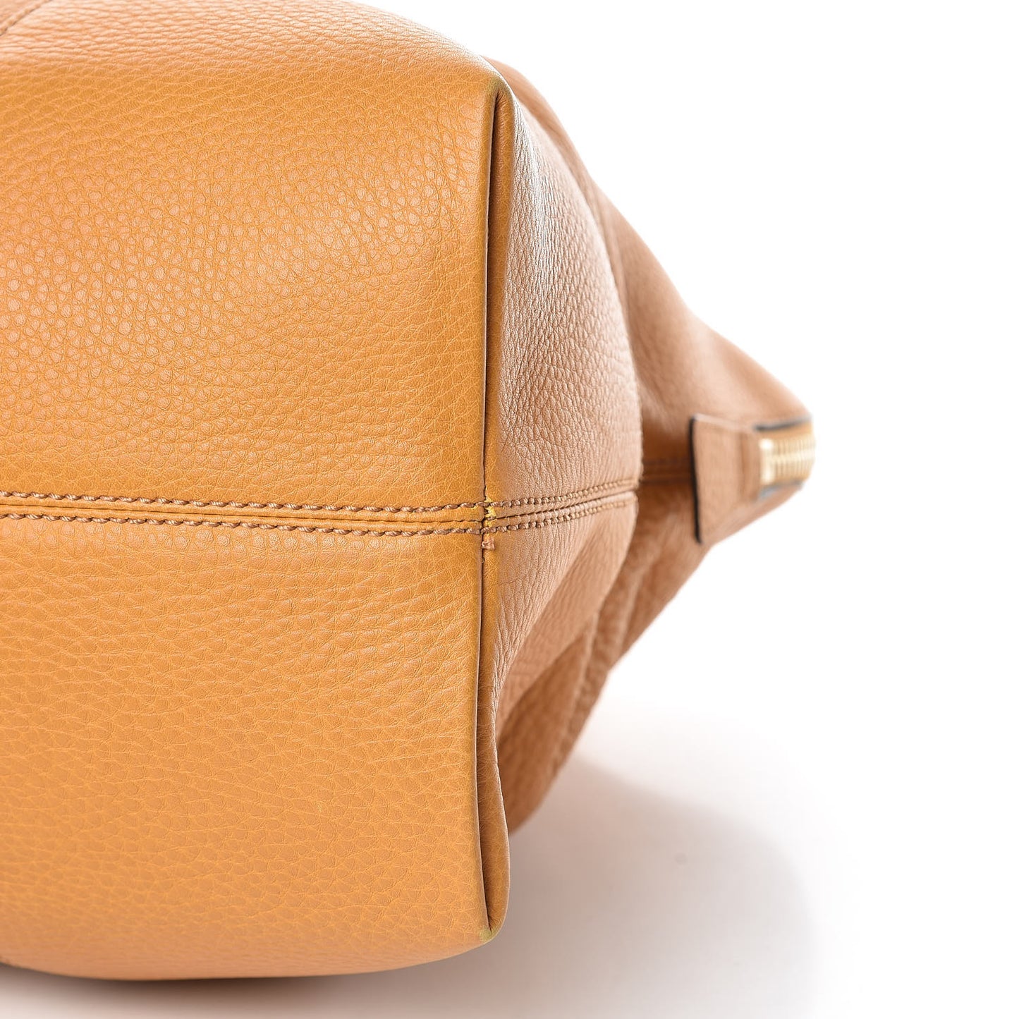 Pebbled Calfskin Medium Bree Shoulder Bag Bumblebee