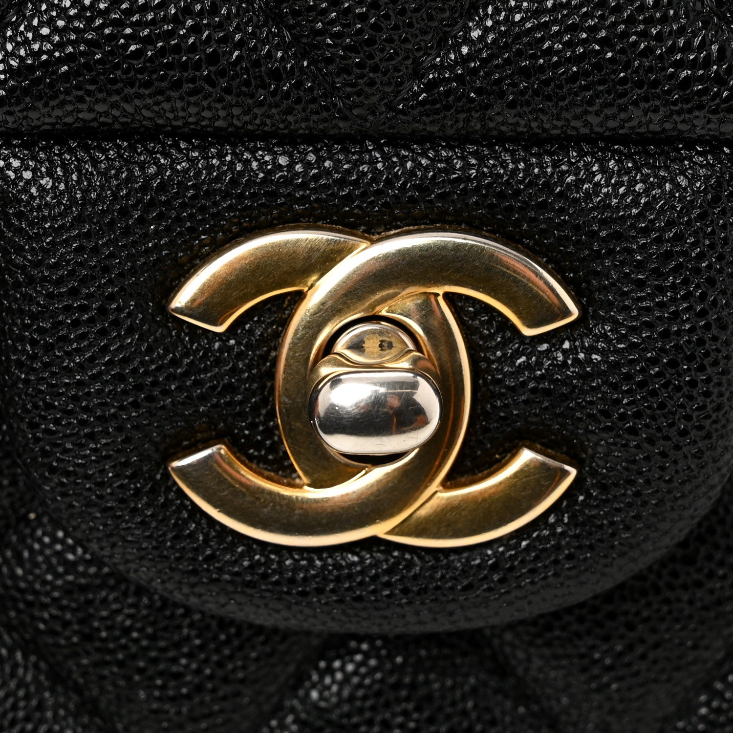 Chanel Caviar Quilted Mini Top Handle Rectangular Flap Black 14 of 14
