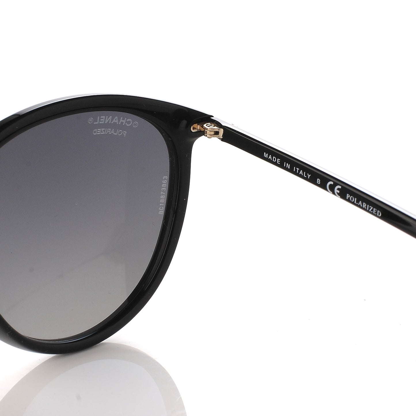Acetate Polarized Butterfly Winter Sunglasses 5382 Black