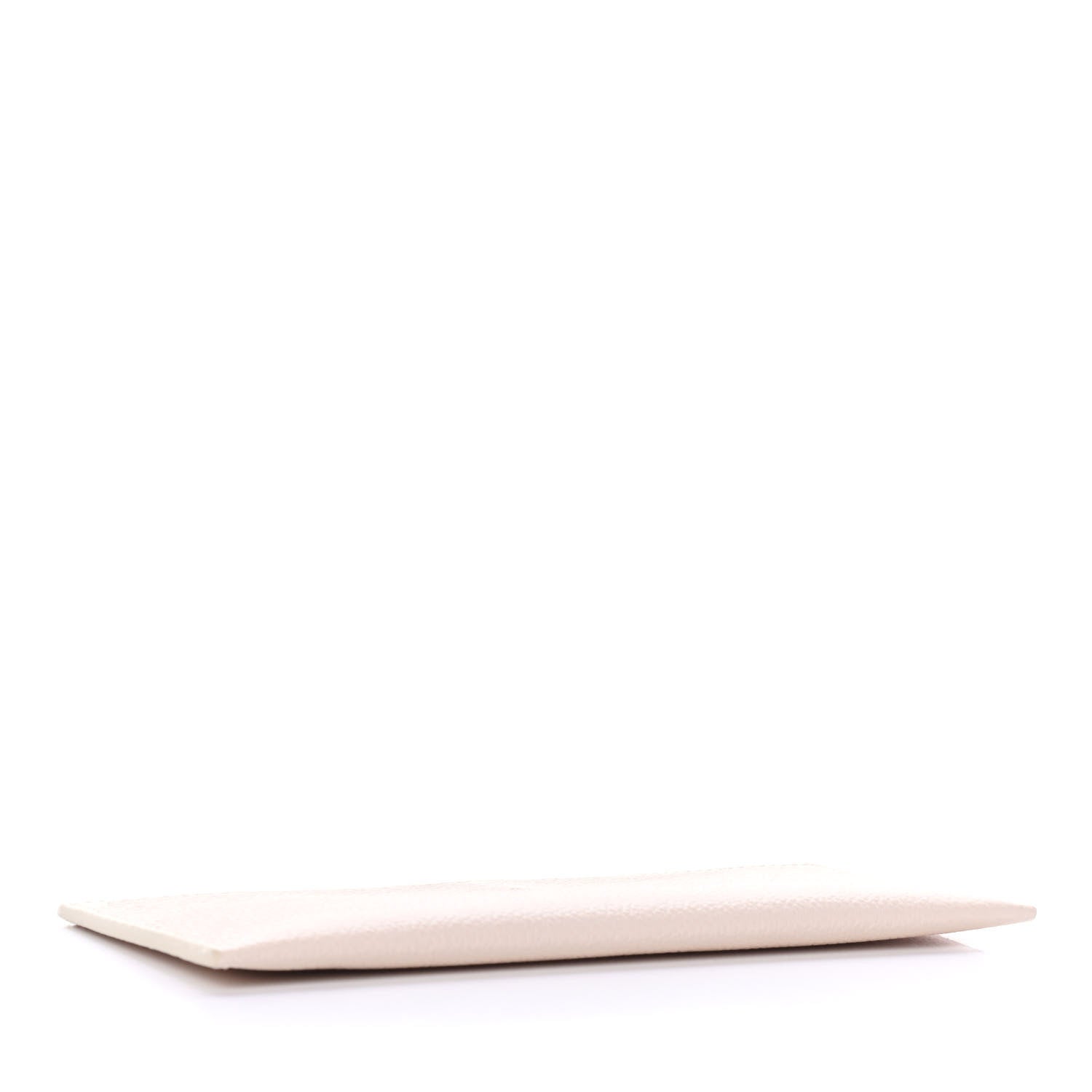 Louis Vuitton Calfskin Felicie Chain Wallet Card Holder Insert Cream 3 of 4