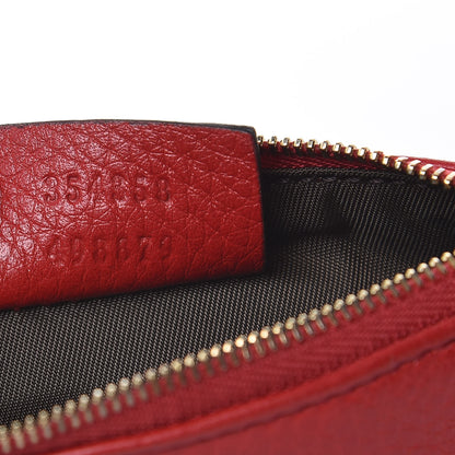 Gucci Pebbled Calfskin Soho Key Case Red 6 of 8