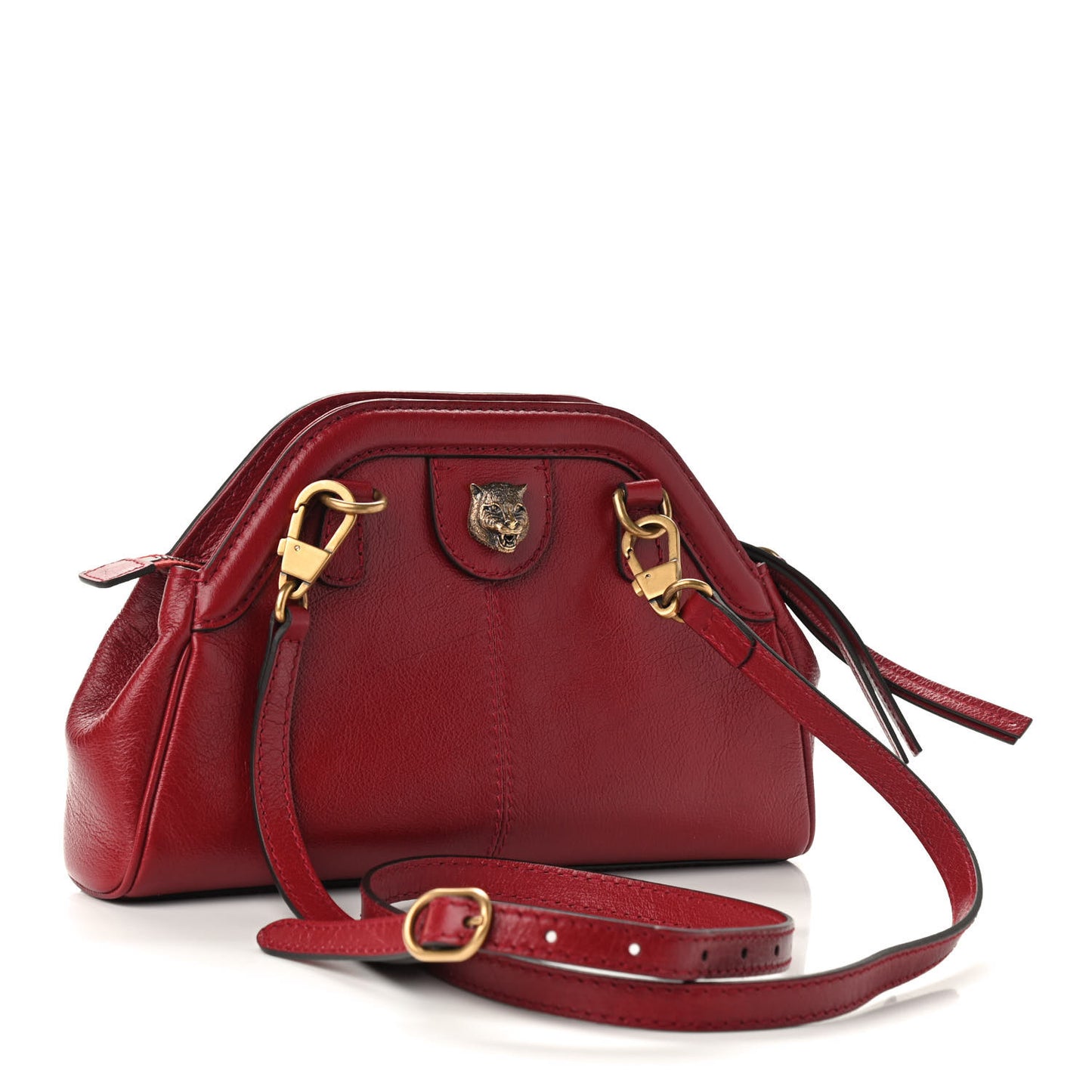 Piuma Lux Calfskin Small Re(Belle) Crossbody Bag Romantic Cerise