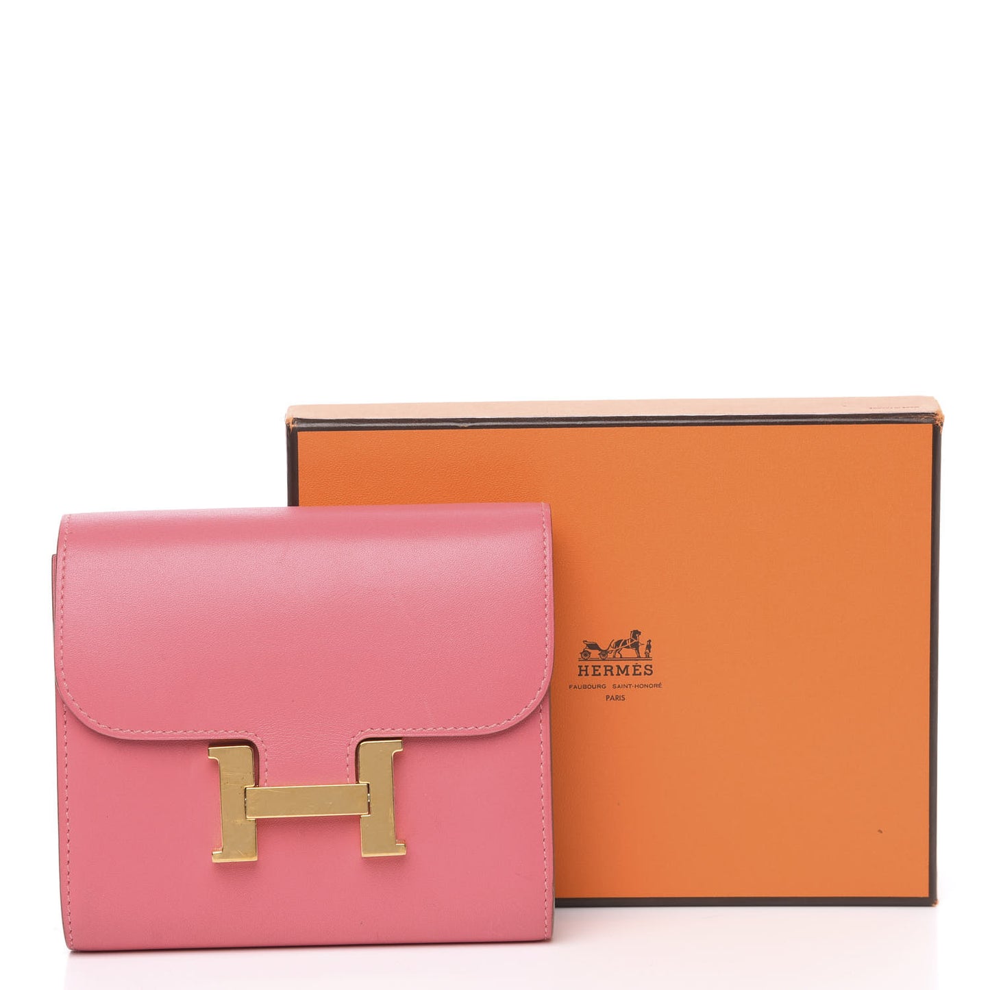 Tadelakt Constance Short Wallet Rose Lipstick