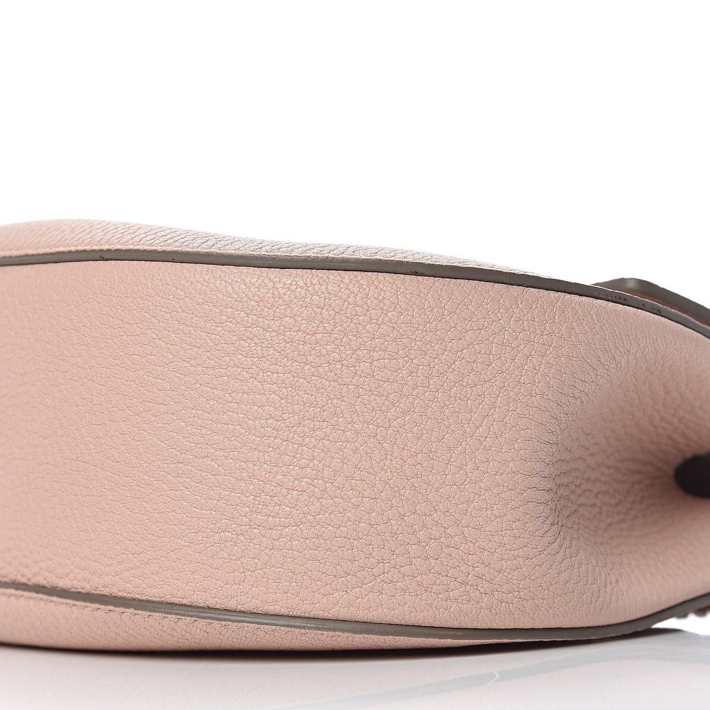 Grained Lambskin Drew Shoulder Bag Cement Pink