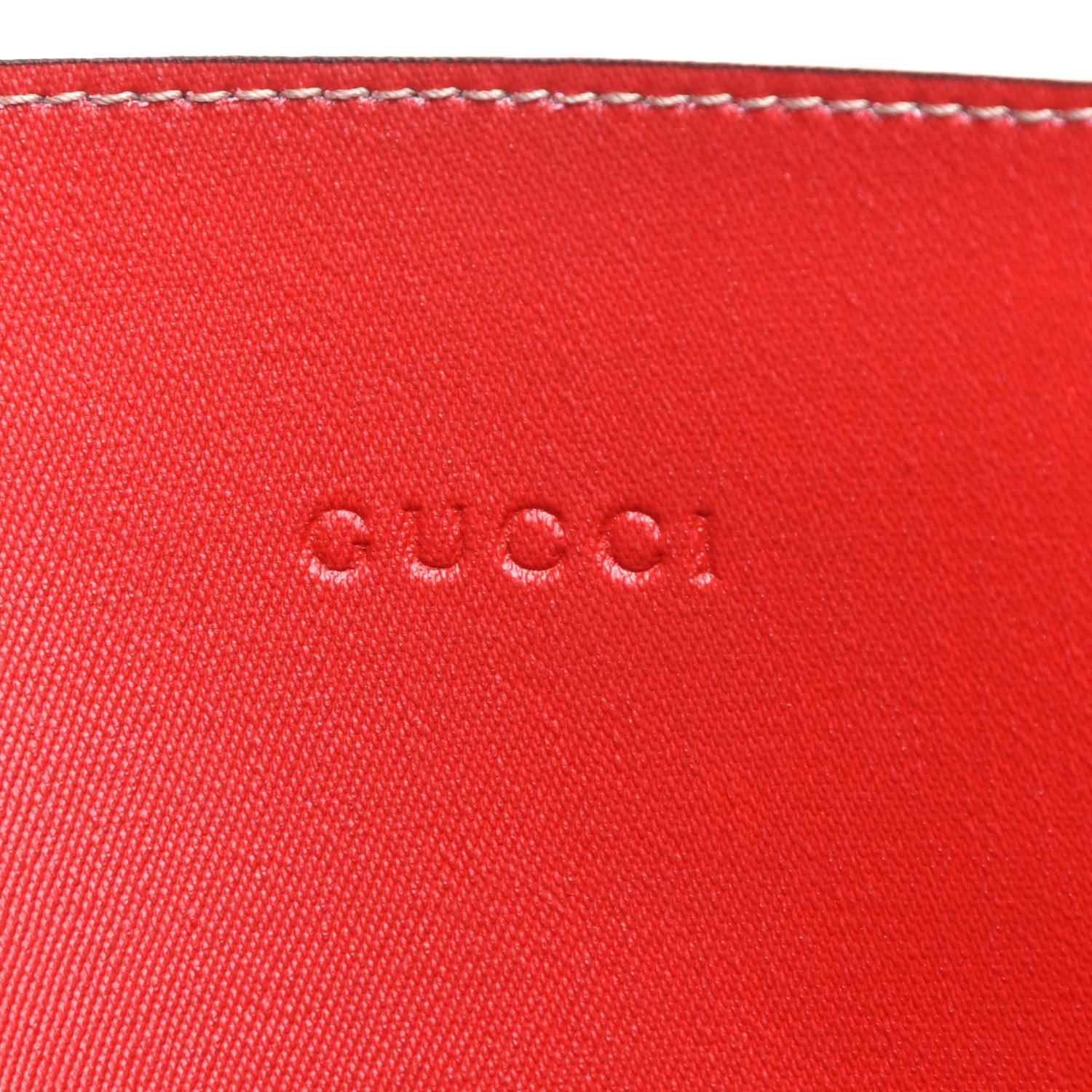 Gucci GG Supreme Medium Reversible Tote Beige Red 11 of 16