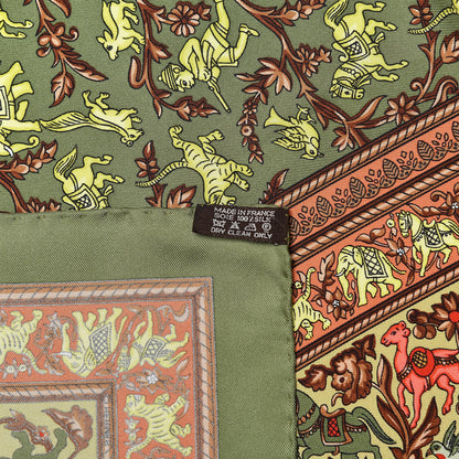 Hermes Silk Chasse En Inde Scarf 90 6 of 6