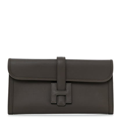 Hermes Swift Jige Elan 29 Clutch Etain 1 of 9