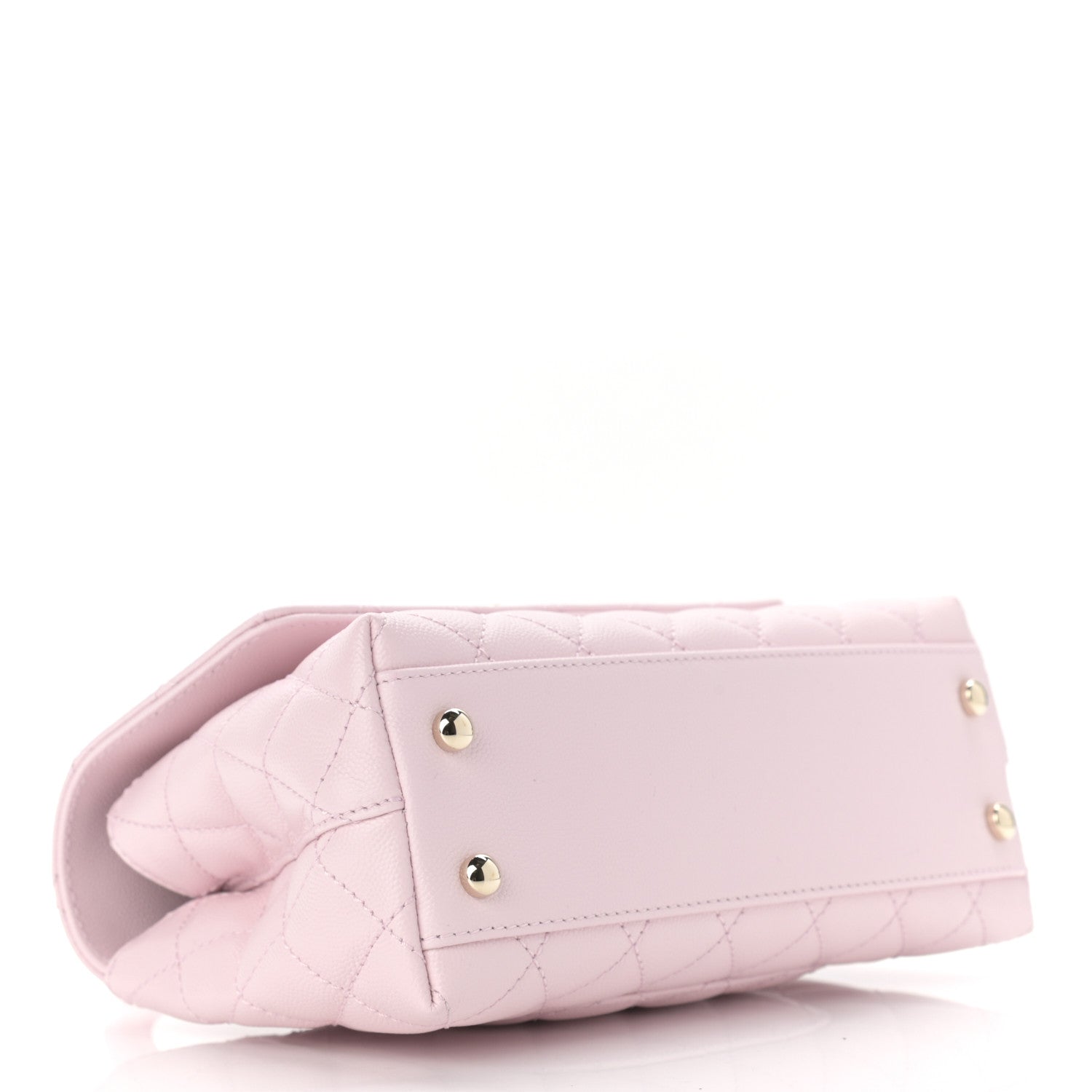 Chanel Caviar Quilted Mini Coco Handle Flap Light Pink 3 of 10