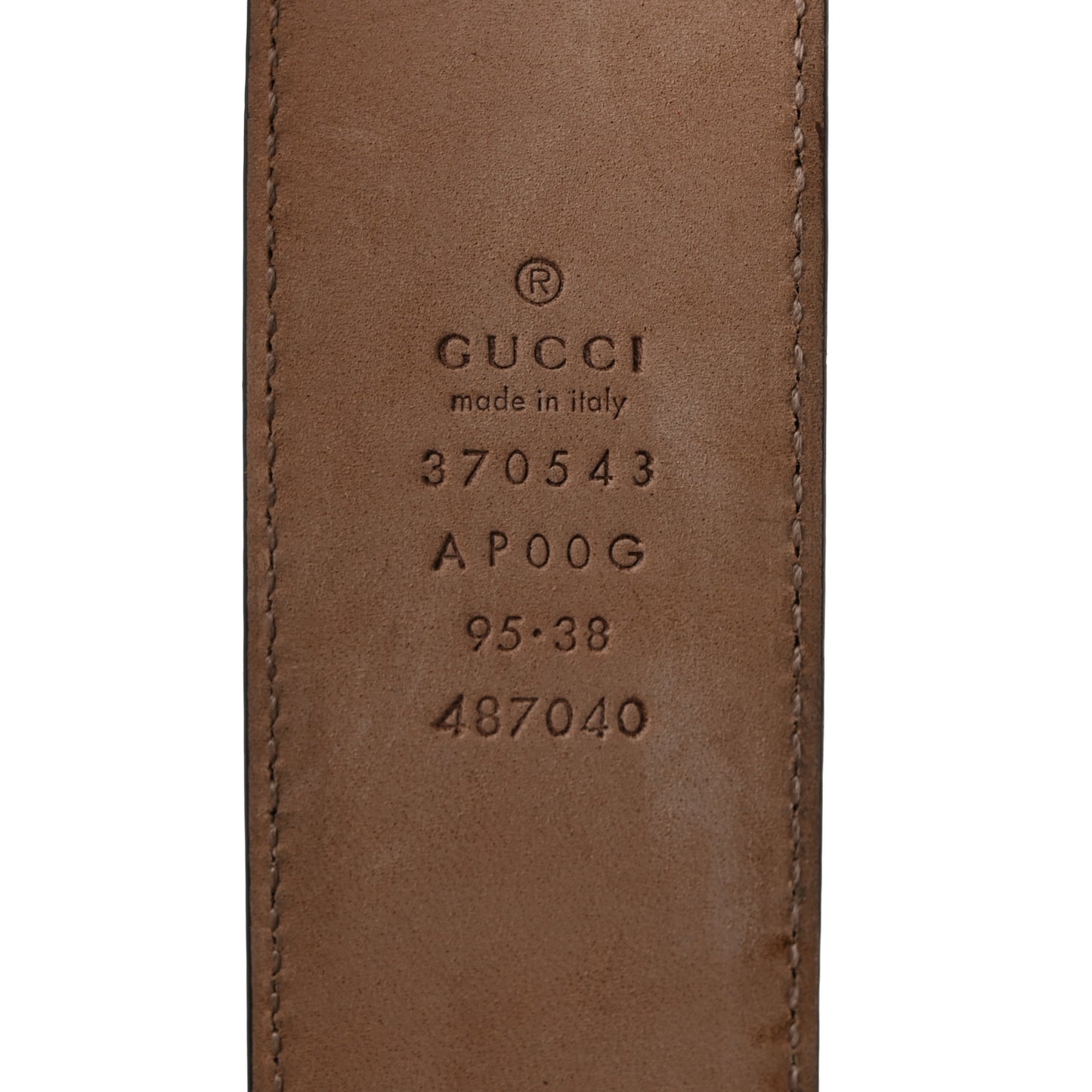 Calfskin Interlocking G 37mm Belt 95 38 Black