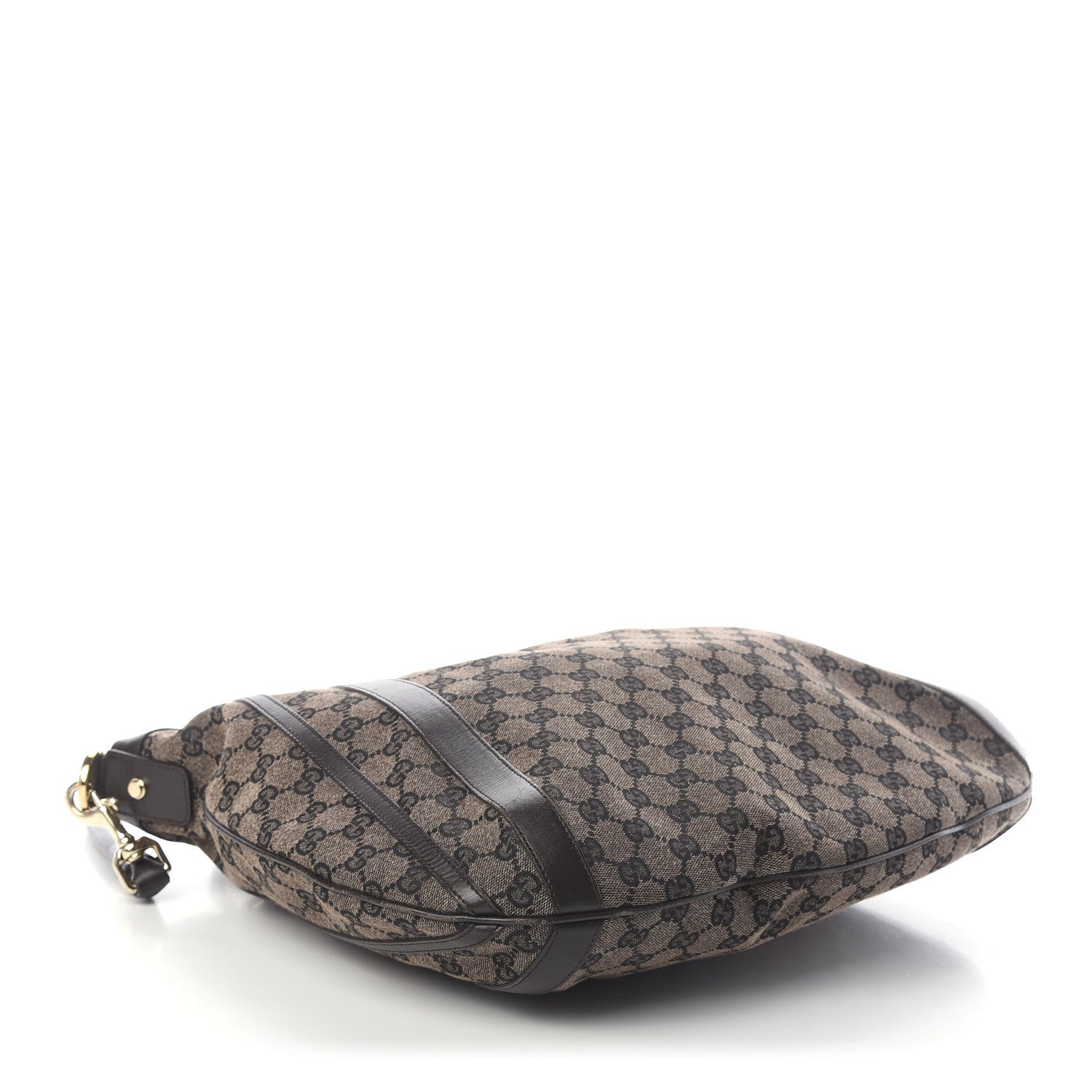 Gucci Monogram Medium Abbey Convertible Tote Dark Brown 5 of 10