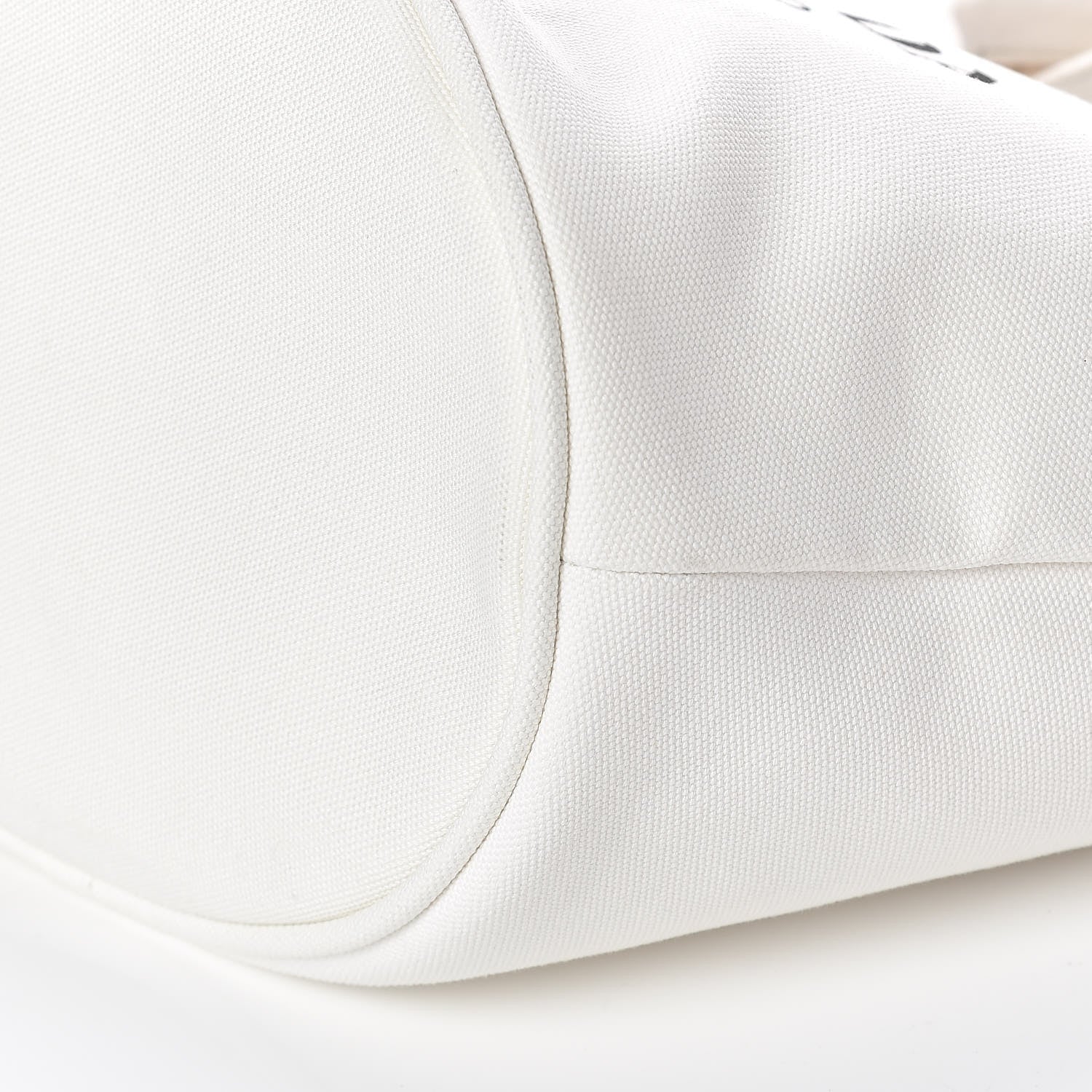 Prada Canapa Small Shopping Tote White 10 of 10