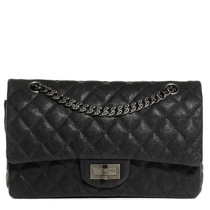 Chanel Washed Caviar 2.55 Reissue 227 Flap Black 1 of 8