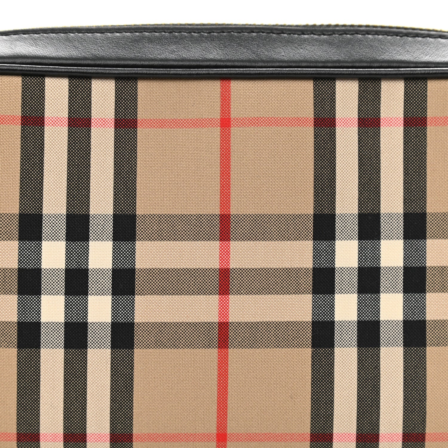Burberry Calfskin Vintage Check Small Camera Bag Archive Beige 7 of 9