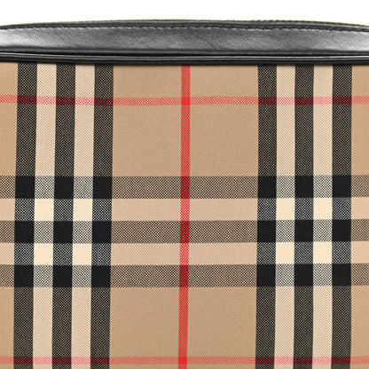 Burberry Calfskin Vintage Check Small Camera Bag Archive Beige 7 of 9