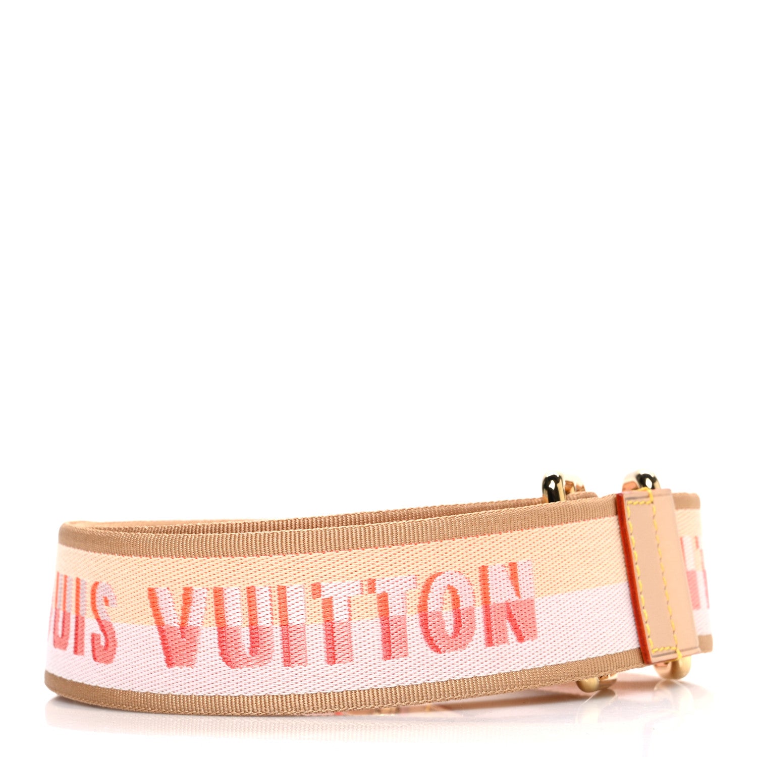 Louis Vuitton Jacquard Speedy Bandouliere 20 Shoulder Strap Pink Orange 2 of 3