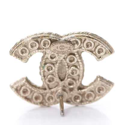 Chanel Pearl CC Earrings Light Gold 4 of 6
