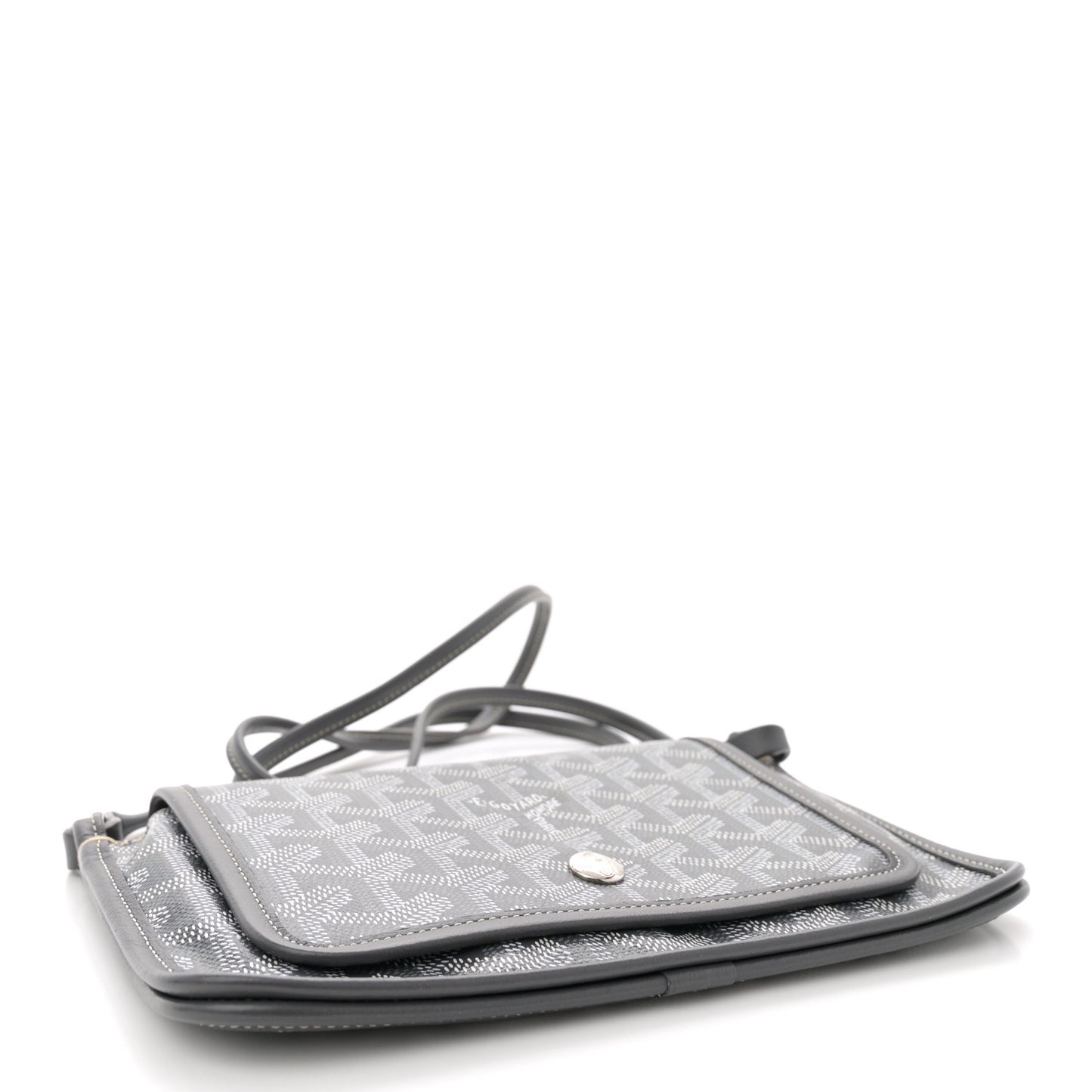 Goyardine Plumet Wallet Clutch Grey