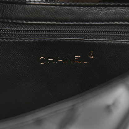 Chanel Patent Quilted Shoulder Bag Black 8 of 11