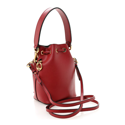 Fendi Vitello Cruise F is Fendi Mini Mon Tresor Bucket Bag Fragola 3 of 10