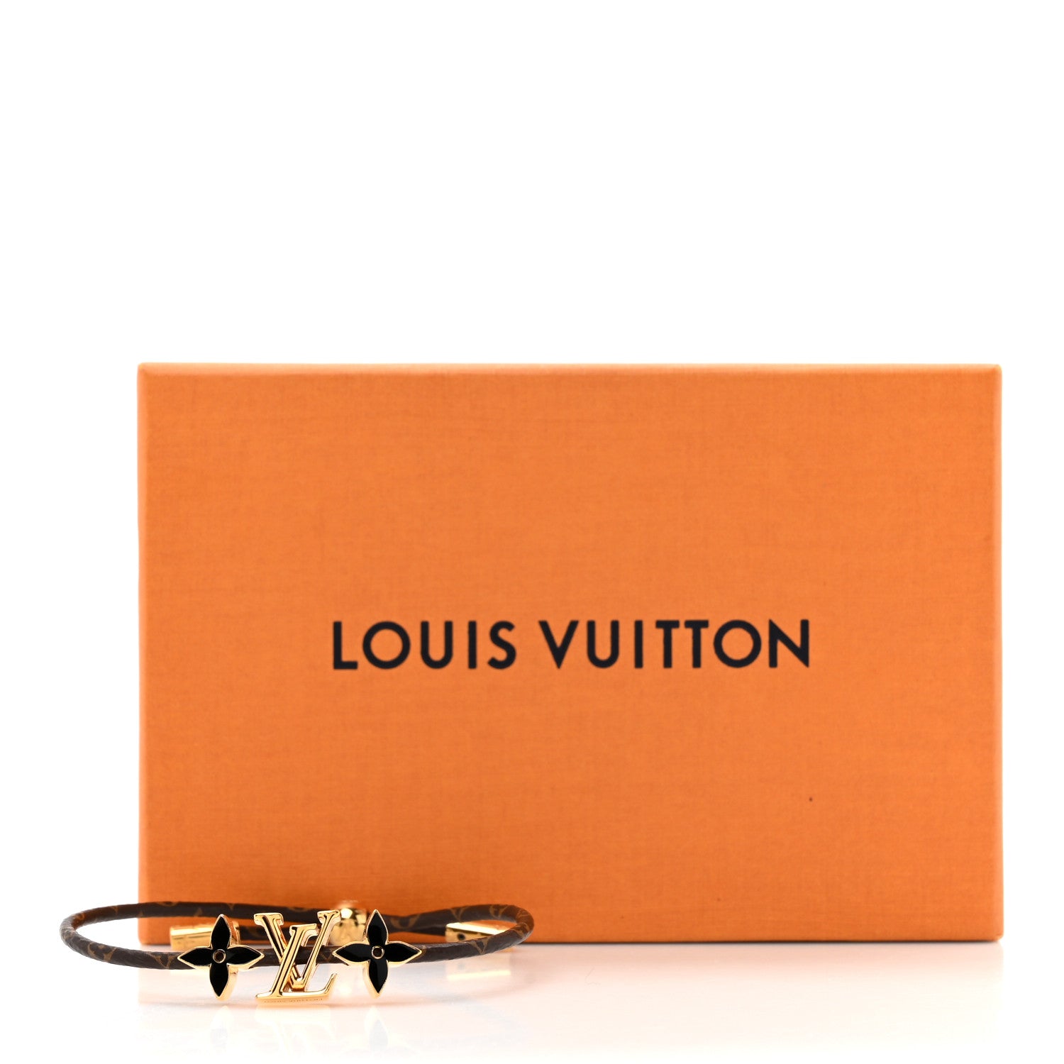 Louis Vuitton Metal Monogram LV Iconic Flower Bracelet 6 of 6