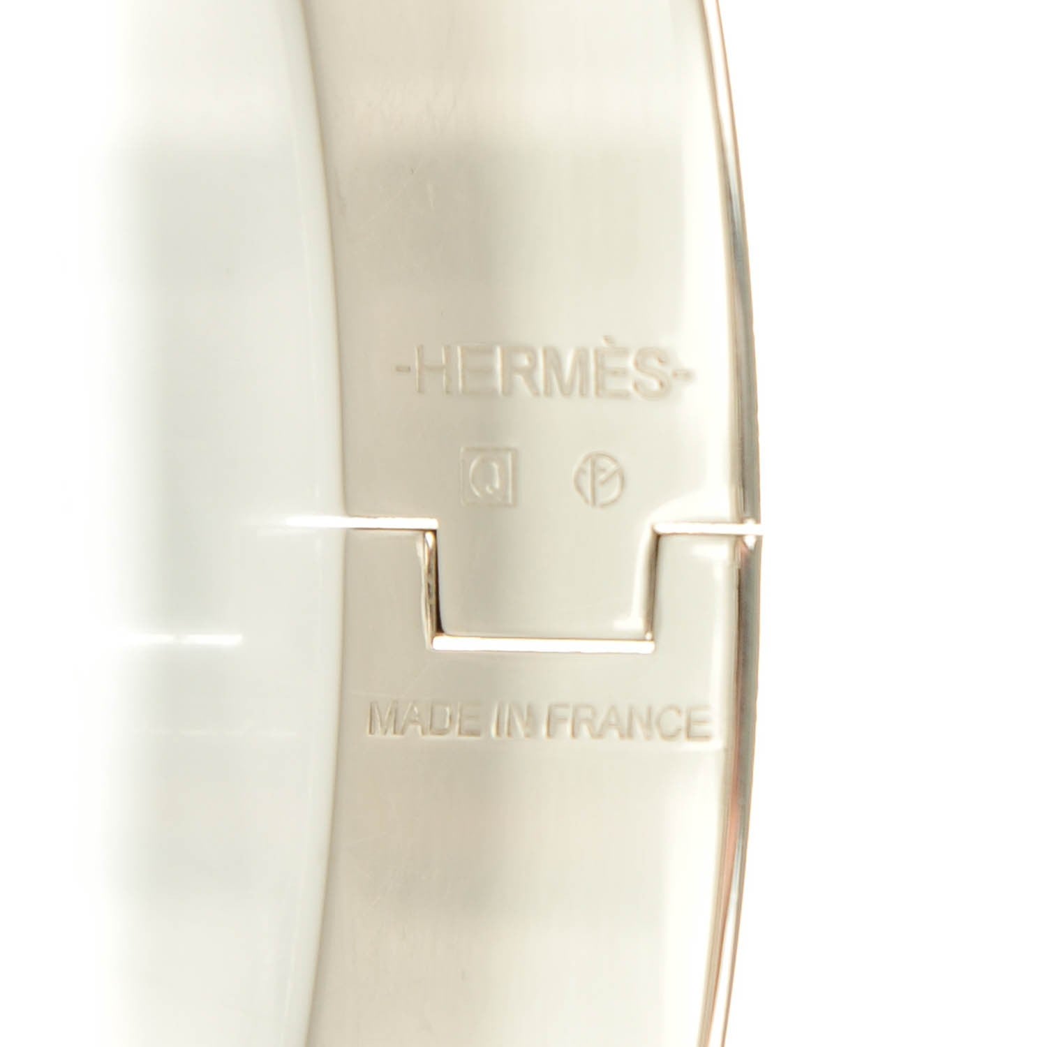 Hermes Narrow Enamel Clic Clac H Bracelet PM Bleu 3 of 5