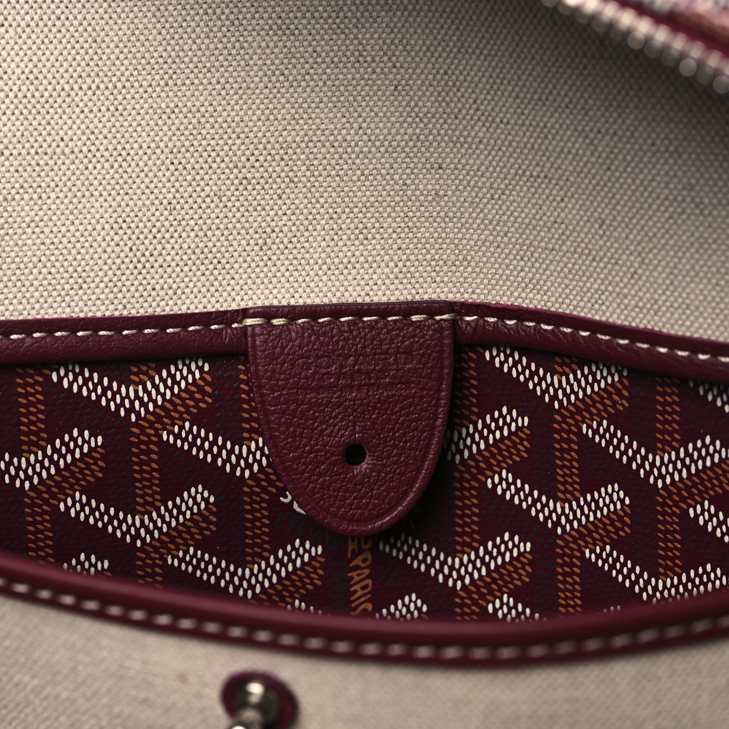 Goyard Goyardine Artois GM Burgundy 6 of 10