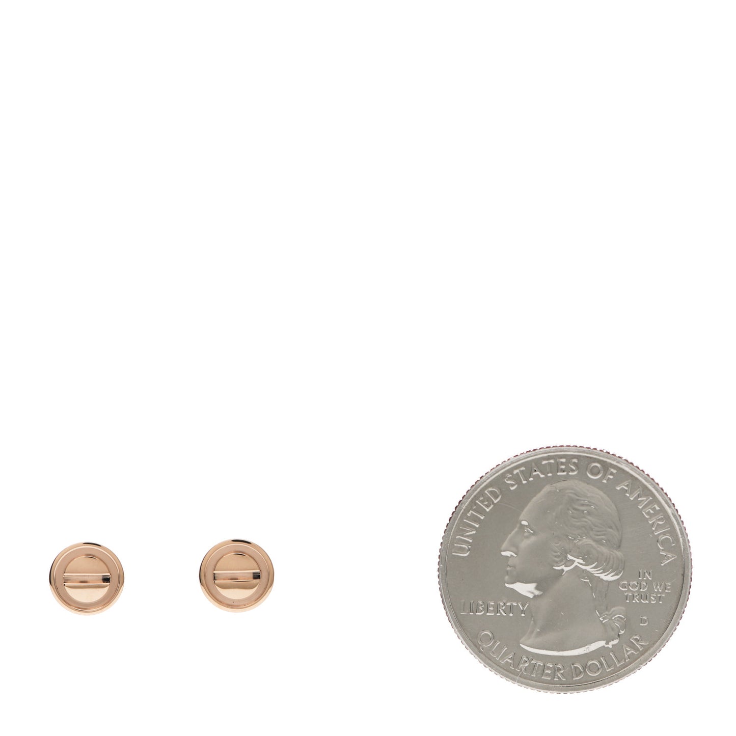 18K Pink Gold LOVE Earrings