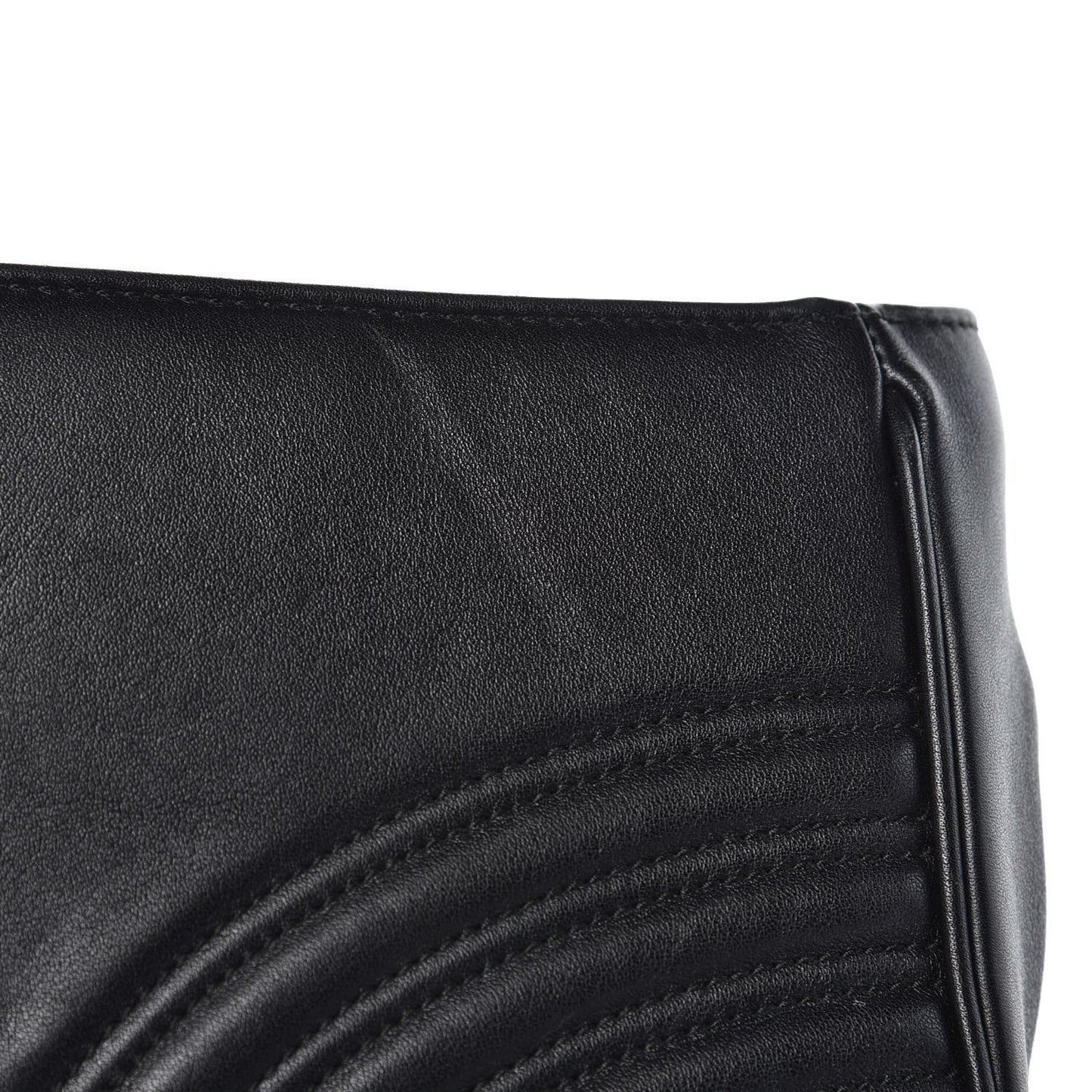 Calfskin Matelasse Medium GG Marmont Shoulder Bag Black