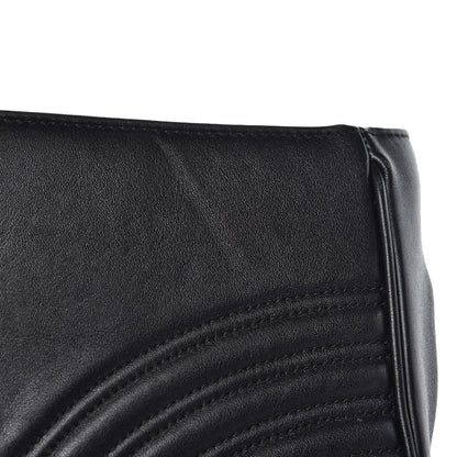 Gucci Calfskin Matelasse Medium GG Marmont Shoulder Bag Black 12 of 16