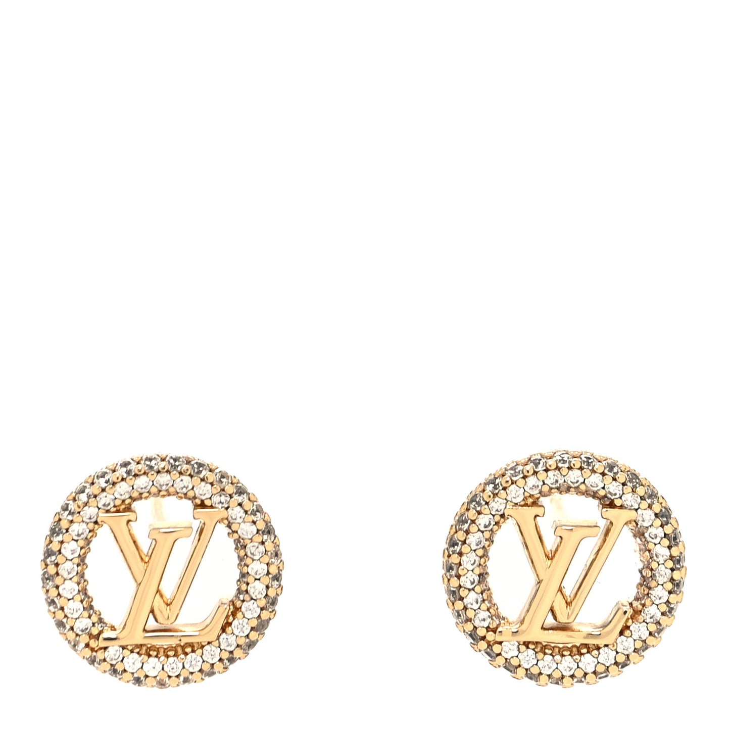 Crystal Louise By Night Earrings Gold