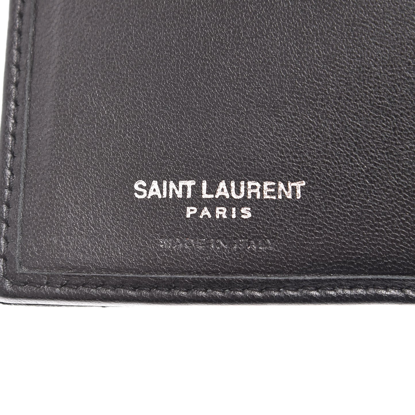 Lambskin Y Quilted Monogram Compact Loulou Wallet Black