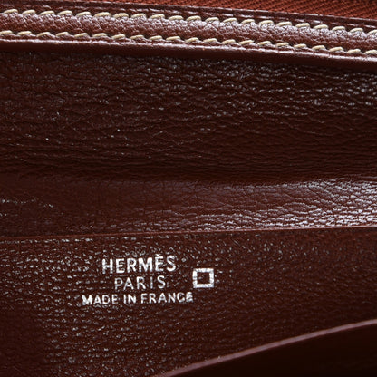 Hermes Matte Alligator Bearn Wallet Fauve 6 of 8