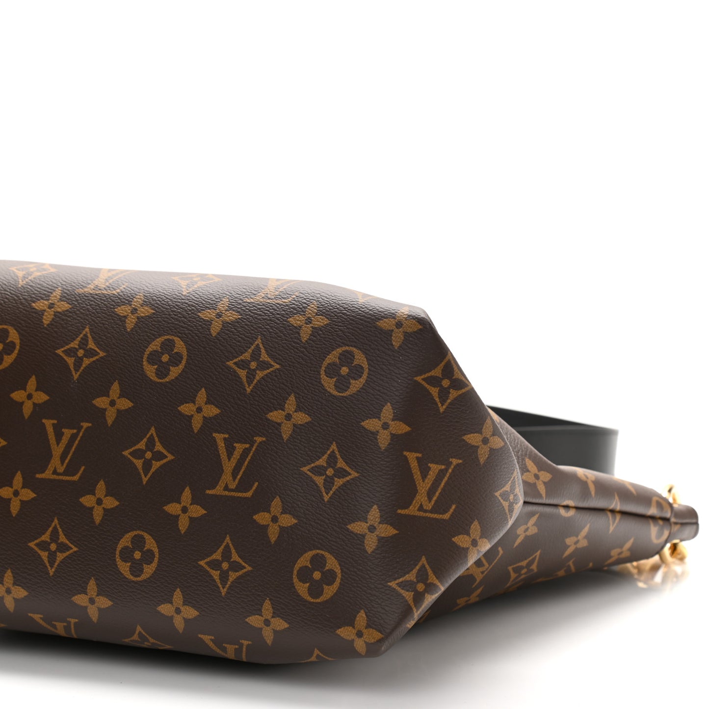 Monogram Flower Zipped Tote MM Black