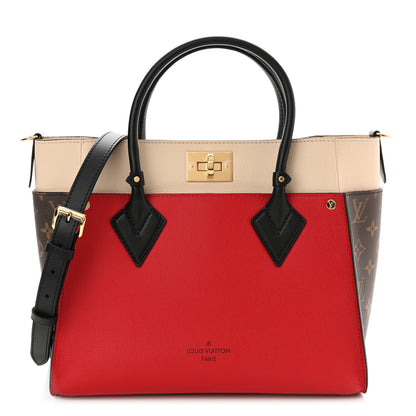 Louis Vuitton Calfskin Monogram On My Side Pirate Red 1 of 9