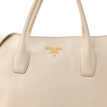 Prada Vitello Daino Tote Talco 14 of 23