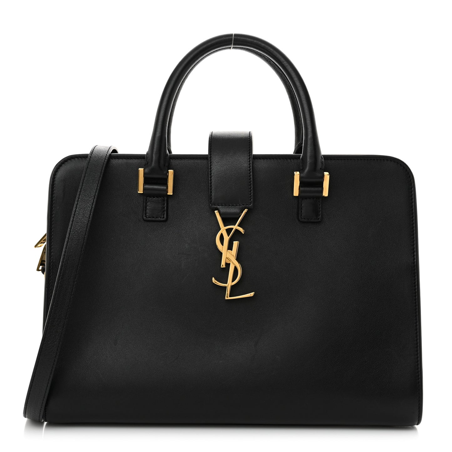 Smooth Calfskin Small Monogram Cabas Black