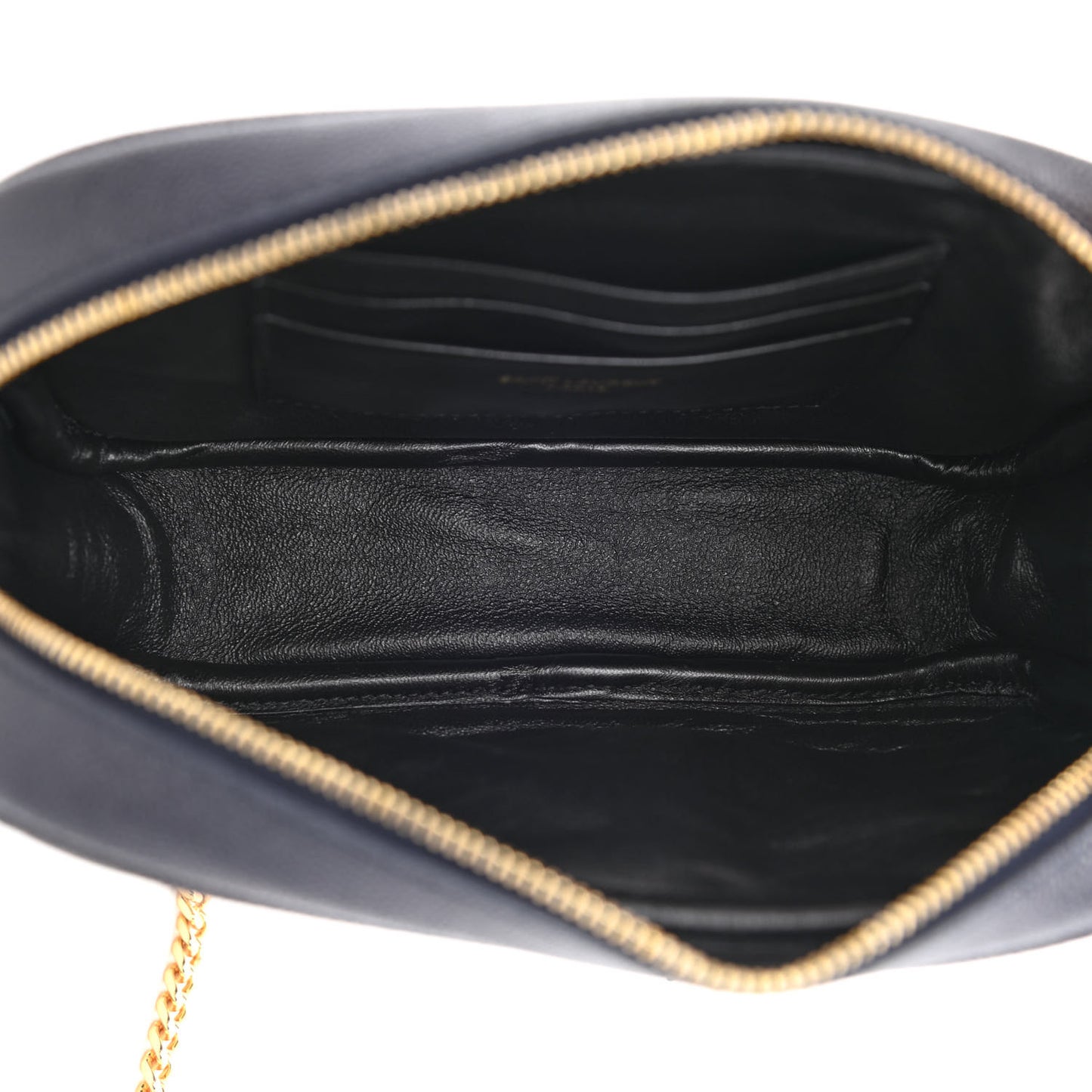 Grain De Poudre Matelasse Monogram Mini Lou Camera Bag Deep Marine
