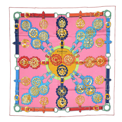 Hermes Silk Cuivreries Scarf 90 1 of 4