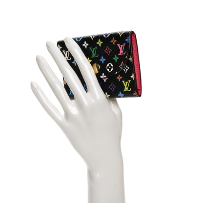 Louis Vuitton Monogram Multicolor Business Card Holder Black Grenade 2 of 6