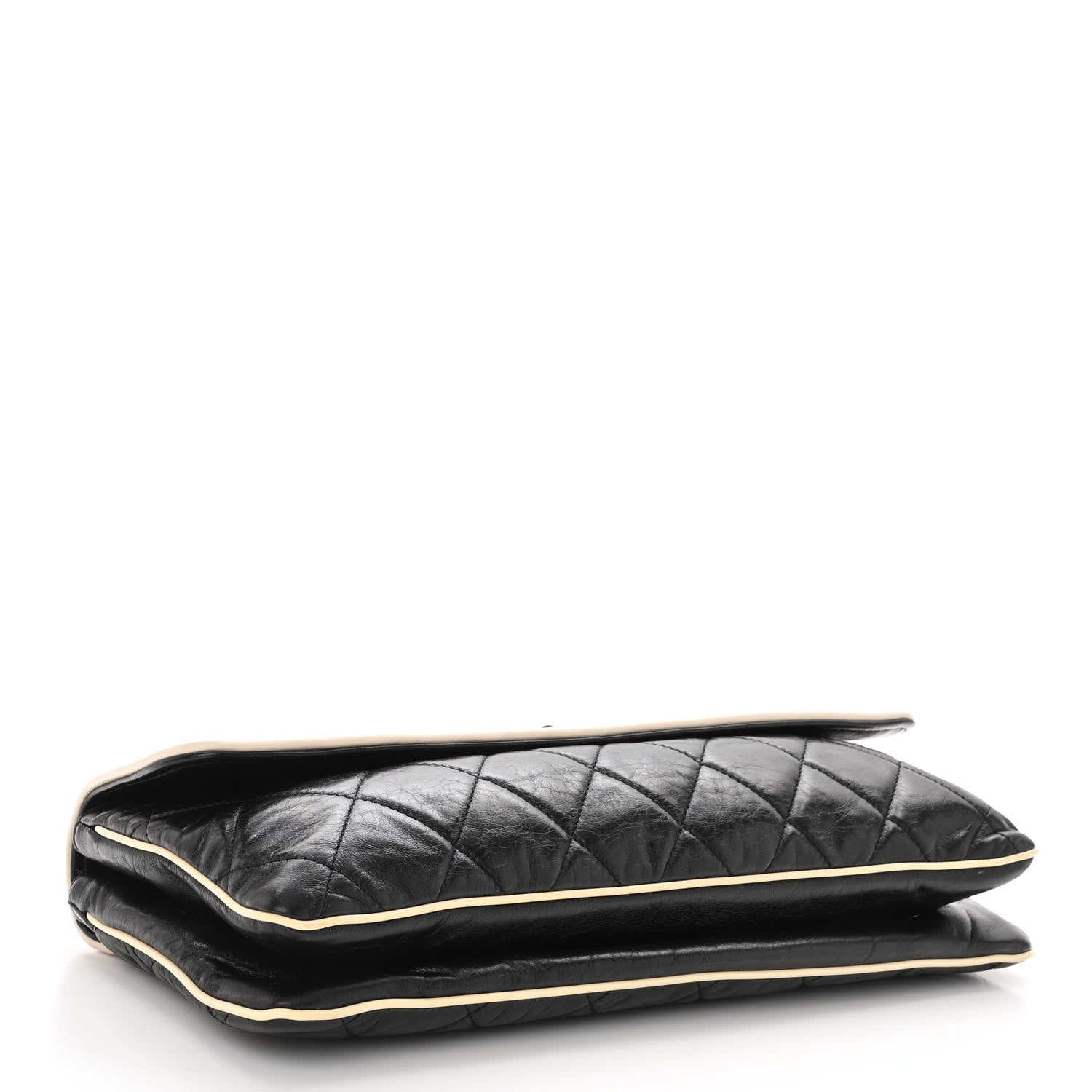 Chanel Lambskin East West Mademoiselle Flap Black 4 of 9