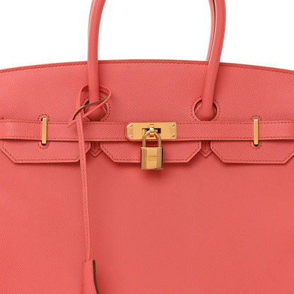 Hermes Epsom Birkin 35 Flamingo 8 of 12