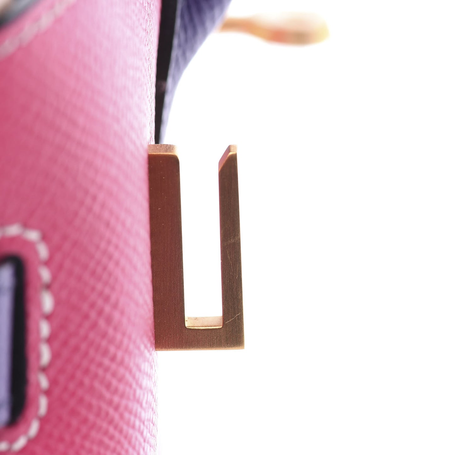 Epsom Horseshoe Birkin 30 Blue Encre Ultraviolet Rose Tyrien